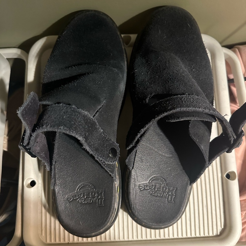Black Suede Dr Marten